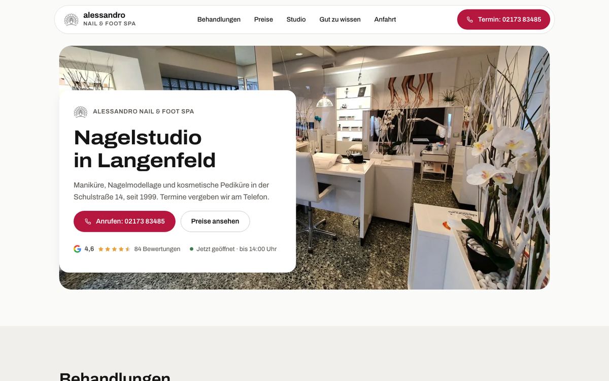 Vorschau alessandro Nail & Foot Spa