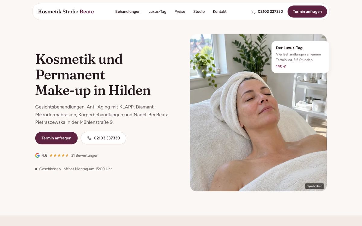 Vorschau Kosmetik Studio Beate